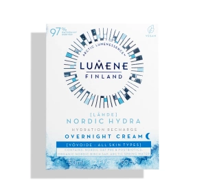 LUMENE NORDIC HYDRA [LÄHDE] HYDRATION RECHARGE VEGANE FEUCHTIGKEITSSPENDENDE NACHTCREME 50ML