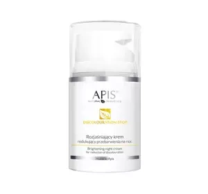 APIS HOME TERAPIS AUFHELLENDE HAUTUNREINHEITEN REDUZIERENDE NACHTCREME 50ML