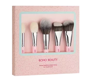 Boho Beauty Love Color – Set mit 5 Pinseln für das Gesicht