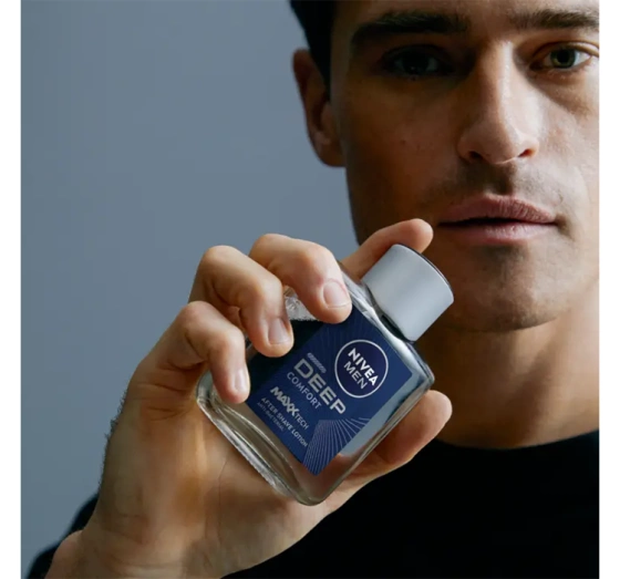 Kliknij na zdjęcie, aby je powiększyć NIVEA MEN Deep Comfort antibakterielles Aftershave 100 ml