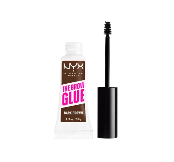Kliknij na zdjęcie, aby je powiększyć NYX PROFESSIONAL MAKEUP THE BROW GLUE INSTANT BROW STYLER 04 DARK BROWN 5G