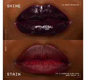 NYX Professional Makeup Lip IV Hydrating Gloss Serum Lip Gloss 13 Cranberry Splash  5ml