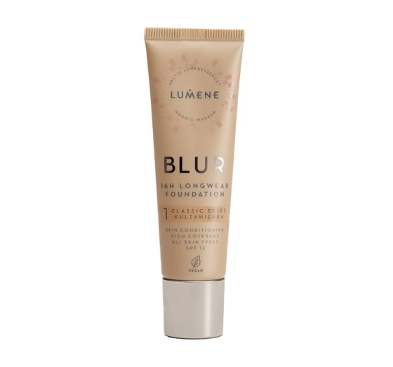 Kliknij na zdjęcie, aby je powiększyć LUMENE BLUR FOUNDATION GLÄTTENDE GRUNDIERUNG 1 CLASSIC BEIGE 30ML