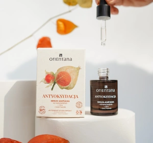 Orientana Ampulle antioxidatives Gesichtsserum Ashwagandha Cica NiacInamid 30ml