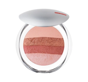 Pupa Milano Luminys Baked All Over Highlighter-Puder fürs Gesicht 01 Stripes Rose 9g