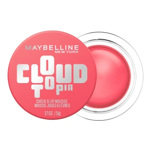 Maybelline Cloudtopia Cheek & Lip Mousse – mattes 2-in-1-Rouge und Lippenstift für Wangen und Lippen 07 Moonlit Rose 5 g