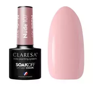 CLARESA SOAK OFF HYBRIDLACK NUDE 107 5ML