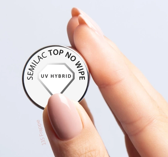 SEMILAC TOP NO WIPE HYBRID TOP 7ML