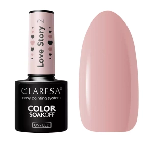 CLARESA SOAK OFF HYBRIDLACK LOVE STORY 2 5G