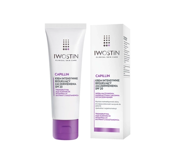 Kliknij na zdjęcie, aby je powiększyć Iwostin Capillin Creme zur intensiven Linderung von Rötungen LSF 20, 50 ml