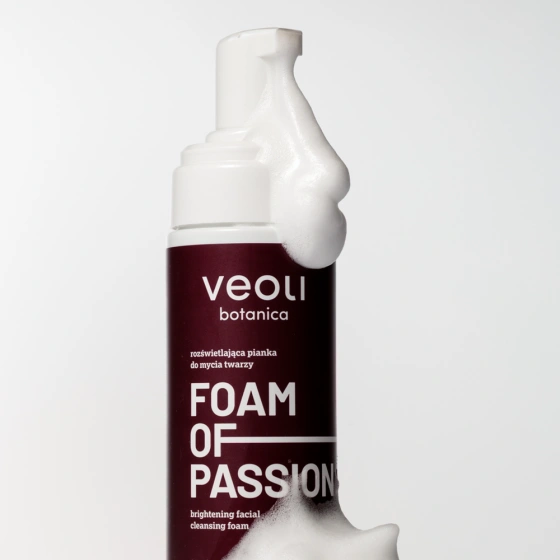Veoli Botanica Foam Of Passion Aufhellender Gesichtsreinigungsschaum 150 ml