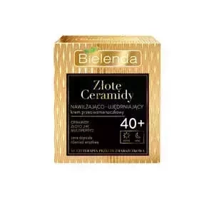 BIELENDA GOLDENE CERAMIDE FEUCHTIGKEITSSPENDENDE UND STRAFFENDE ANTI-FALTEN-CREME FÜR TAG UND NACHT 40+ 50ML