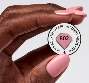 SEMILAC EXTEND CARE 5IN1 HYBRIDLACK BASIS TOP 802 DIRTY NUDE ROSE 7ML