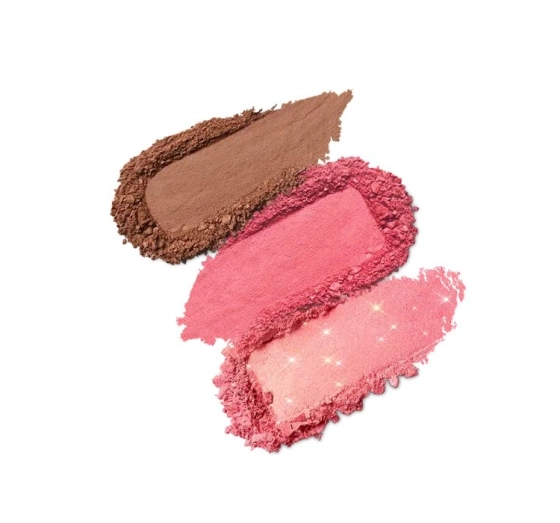 KIKO Milano Multi Finish Trio Contouring-Palette 03 Pink 7g