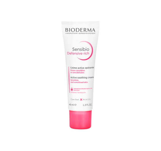 Kliknij na zdjęcie, aby je powiększyć Bioderma Sensibio Defensive rich Beruhigende Creme zur Stärkung der natürlichen Abwehrkräfte der Haut 40ml