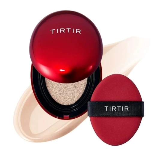 TIRTIR Mask Fit Red Cushion SPF 40 PA++ Langanhaltende Compact Foundation 15C Fair Porcelain 18g