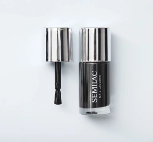 Semilac Nail Lacquer Klassischer Nagellack 109 Classic Black 9 ml