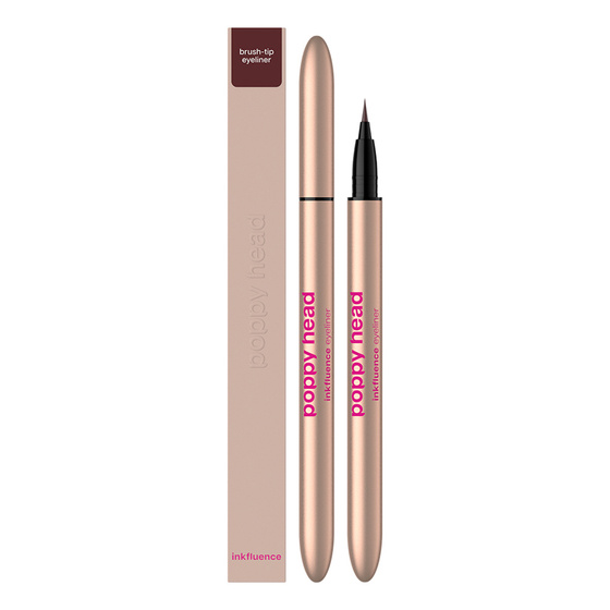 Kliknij na zdjęcie, aby je powiększyć Poppy Head Inkfluence Eyeliner-Stift mit Pinselspitze 02 Berry Brown 0,6 ml