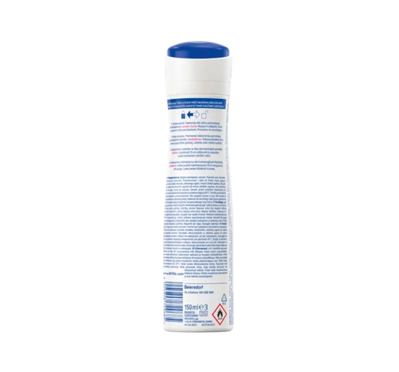 NIVEA Black&amp;White; Invisible Clear Antitranspirant-Spray für Frauen 150 ml