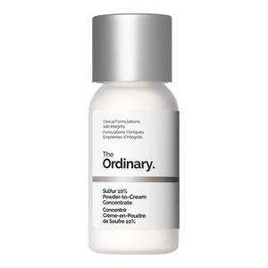  The Ordinary Sulfur 10 % Powder-to-Cream-Konzentrat – punktuelles Puder gegen Hautunreinheiten, 5 g