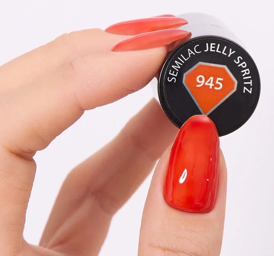 Kliknij na zdjęcie, aby je powiększyć Semilac TrendyLicious Hybrid-Nagellack 945 Jelly Spritz 7 ml