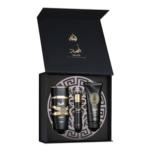 Lattafa Asad Eau de Parfum Spray 100 ml + 12 ml + Duschgel 100 ml