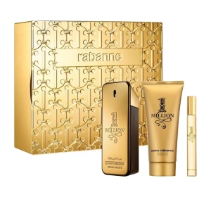 PACO RABANNE 1 MILLION EDT SPRAY 100ML + EDT 10 ML + DUSCHGEL 100ML SET