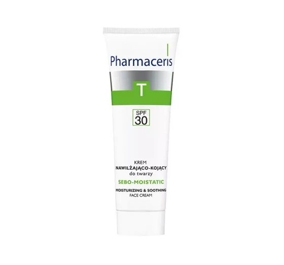 PHARMACERIS T SEBO MOISTATIC FEUCHTIGKEITSSPENDENDE UND BERUHIGENDE GESICHTSCREME SPF 30 50ML