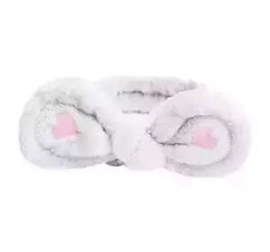 LASH BROW KOSMETISCHES HAARBAND MIT SCHLEIFE GRAU