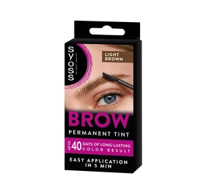 Syoss Brow Set zur permanenten Augenbrauenfärbung Hellbraun