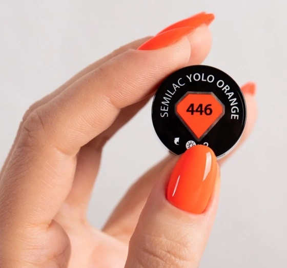 Semilac Neonz UV-Nagellack 446 Yolo Orange 7ml