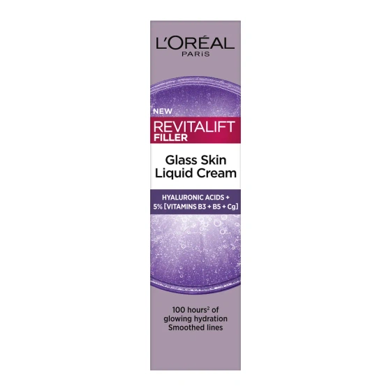 L'Oréal Paris Revitalift Filler Glass Skin leichte Gesichtscreme 50 ml