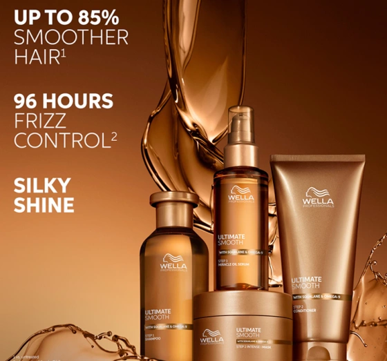 Wella Professionals Ultimate Smooth Shampoo für trockenes und frizziges Haar 250ml