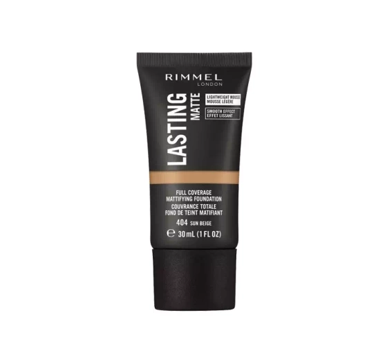 RIMMEL LASTING MATTE FOUNDATION 404 SUN BEIGE 30ML