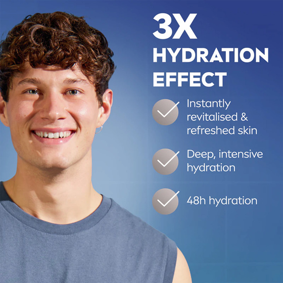 NIVEA MEN HydroCare Intensiv feuchtigkeitsspendende Gesichtscreme mit Aloe Vera für Männer 50 ml