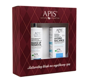 Apis Hydro Balance Geschenkset für die Gesichtspflege: Gesichtsreinigungsgel 300 ml + Feuchtigkeitscreme 100 ml 