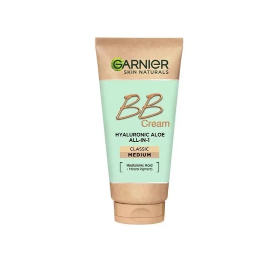GARNIER SKIN NATURALS HYALURONIC ALOE ALL-IN-1 FEUCHTIGKEITSSPENDENDE BB-CREME MEDIUM 50ML