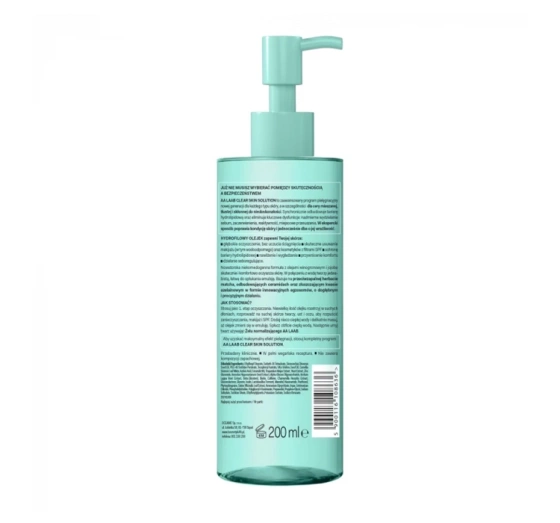 AA LAAB Clear Skin Solution Hydrophiles Reinigungsöl normalisierend-beruhigendes 200ml