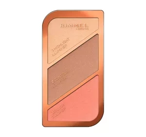 RIMMEL KATE PALETTE MIT HIGHLIGHTER, BRONZER UND ROUGE 002 18,5 g