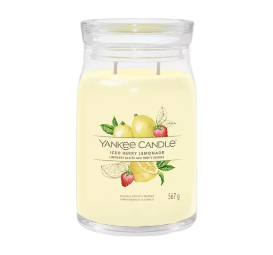 YANKEE CANDLE SIGNATURE DUFTKERZE ICED BERRY LEMONADE 567G