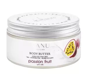 KANU NATURE PFLEGENDE SHEA-KÖRPERBUTTER PASSIONSFRUCHT MIT MILCH 190G