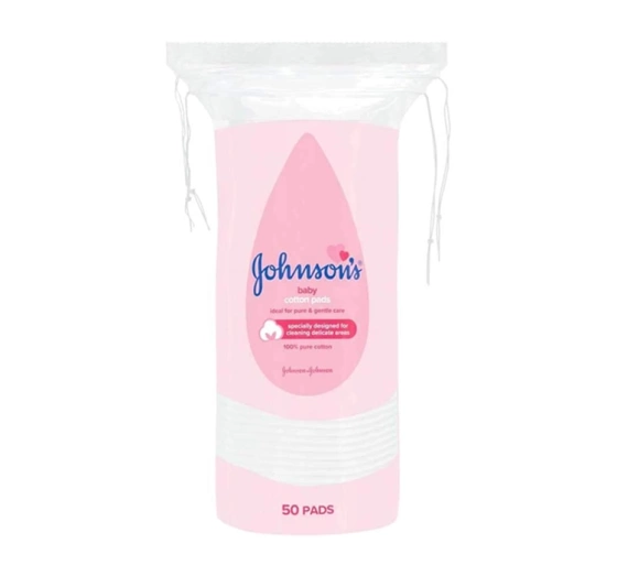 Johnson's Baby Baumwoll-Pflegetupfer für Babys 50 Stück