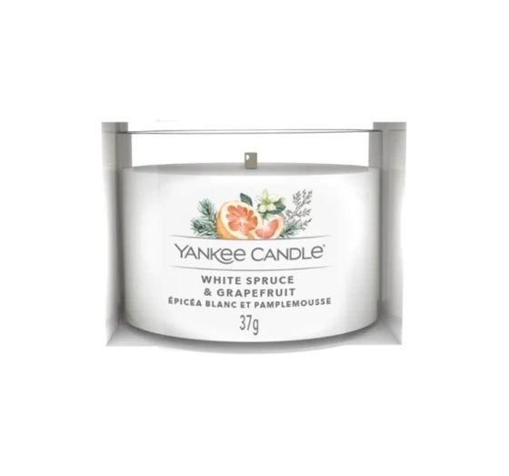 Kliknij na zdjęcie, aby je powiększyć Yankee Candle Signature Mini-Duftkerze White Spruce & Grapefruit 37 g