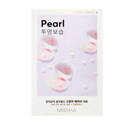 Missha Airy Fit Sheet Mask Pearl aufhellende Tuchmaske 19ml