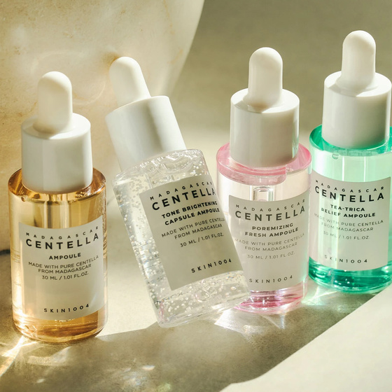 Skin1004 Madagascar Centella Ampoule – pflegendes Gesichtsserum mit Centella Asiatica, 30 ml