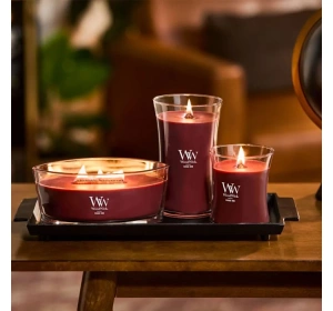 Woodwick Medium Jar Candle Duftkerze Rouge Oud 275 g