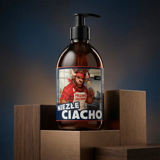 Kliknij na zdjęcie, aby je powiększyć LaQ Duschgel für Männer Niezłe Ciacho 500 ml