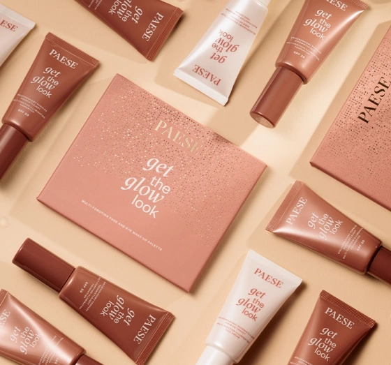 Paese Get The Glow Look Leuchtendes Make-up-Fluid für das Gesicht 4W Medium Beige 30ml 