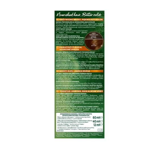 GARNIER COLOR NATURALS PERMANENTE HAARFARBE 4.3 GOLDENES BRAUN