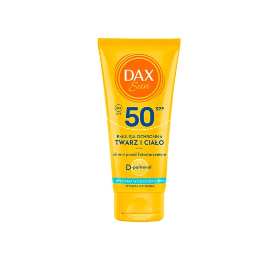 Dax Sun Feuchtigkeitsspendende Schutzemulsion für Gesicht und Körper SPF50 50ml
